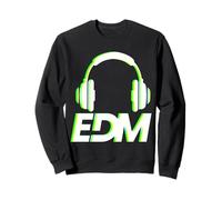 DJ EDM Headset Vaporwave Techno Rave EDM Music Party Sweatshirt