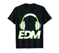 DJ EDM Headset Vaporwave Techno Rave EDM Music Party T-Shirt