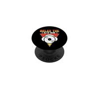 DJ en Vinyle rétro Relax The DJ is Here PopSockets PopGrip Adhésif