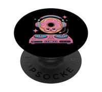 Dj Food Donut Musique Plaisir Écoute PopSockets PopGrip Adhésif