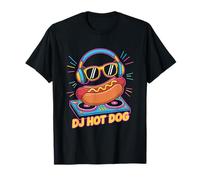 Dj Food Festif Avec Hot Dog Et Platines T-Shirt