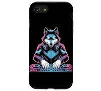 DJ Loup Animal Musique Amusant Coque pour iPhone SE (2020) / 7 / 8