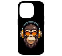 DJ Mad Monkey Ape Chimp Mix Club Music Casque de danse Coque pour iPhone 14 Pro