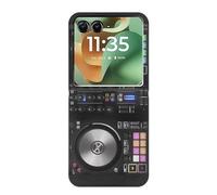DJ Mixer Graphic Paint Etui Flip Housse Cuir pour Motorola Razr 60, Razr 2025
