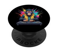 Dj Monkey Lunettes de soleil pour hommes, garçons, femmes, enfants PopSockets PopGrip Adhésif