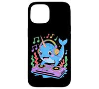 DJ Narval Mélodie Mix Musique Amusant Coque pour iPhone 15
