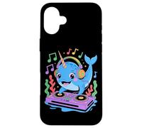 DJ Narval Mélodie Mix Musique Amusant Coque pour iPhone 16 Plus