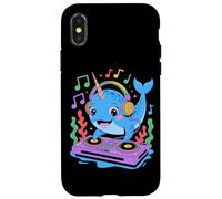 DJ Narval Mélodie Mix Musique Amusant Coque pour iPhone X/XS