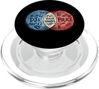 DJ Police Pet Your Hands Up, Un Mashup Musical Amusant PopSockets PopGrip pour MagSafe