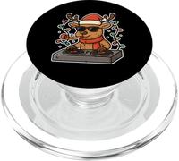 DJ Reindeer Joue des chansons de Noël PopSockets PopGrip pour MagSafe