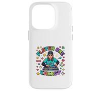 DJ Retro Gamer Energy Pixel Style Coque pour iPhone 14 Pro
