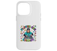 DJ Retro Gamer Energy Pixel Style Coque pour iPhone 14 Pro Max