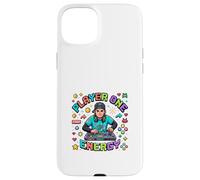 DJ Retro Gamer Energy Pixel Style Coque pour iPhone 15 Plus