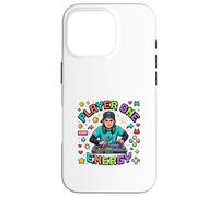 DJ Retro Gamer Energy Pixel Style Coque pour iPhone 16 Pro