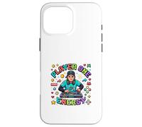 DJ Retro Gamer Energy Pixel Style Coque pour iPhone 16 Pro Max