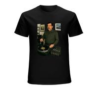 DJ Saddam Hussein Technics 1200 Iraq House EDM Hip Hop Short Sleeves Men's Fashion T Shirts Black 3XL