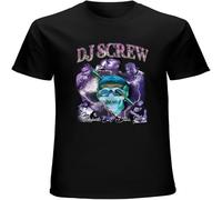 DJ Screw Vintage 90S Rap T Shirt Mens Unisex Tees Black 3XL