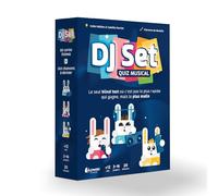 DJ SET - Jeu de Société Famille et Amis - Redécouvre le Blind Test - 80 Thèmes Originaux, 560 Morceaux - 3 à 16 Joueurs - Dès 12 Ans - Jeu musical convivial - Idée Cadeau Originale pour Noël ou Soirée