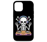 DJ Squelette Effrayant Halloween Musique Coque pour iPhone 12/12 Pro