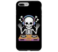 DJ Squelette Effrayant Halloween Musique Coque pour iPhone 7 Plus/8 Plus