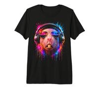 DJ Techno House Electro Minimal Goa Trance Disc Jockey DnB DJ T-Shirt Haut de Gamme
