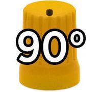 Dj TechTools Chroma Caps 90 Super Knob Gold pour potentiomètre