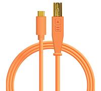 DJ TechTools USB-C/USB-B Chroma Cable (Neon Orange) - Câble pour DJ