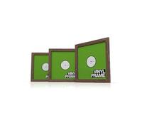 Dj Vinframe Ro - 3 Cadres 12 Pouces Vinyles - Bois Mobilier DJ