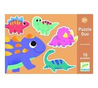 DJ08263 puzzle duo dino djeco Beige G