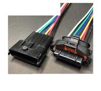 Dj7026a-3.5 connecteur de capteur Automobile 2p3p4p5p6p faisceau buse d'injection mâle femelle bout à longueur fil 15cm(6p strip line,1sets)