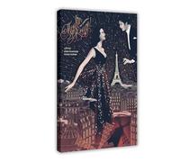 DJAGBW Impression sur toile représentant le film de la chanson et de la danse Moulin Rouge 50 x 75 cm