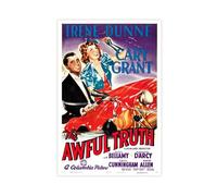 DJAGBW Impression sur toile « The Awful Truth » - Décoration murale pour salon, chambre à coucher - 50 x 75 cm
