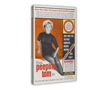 DJAGBW Poster du film Peeping Tom sur toile pour décoration murale de salon, chambre à coucher (60 x 90 cm)