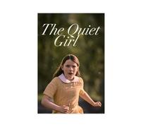 DJAGBW Poster sur toile « The Quiet Girl » - Décoration murale pour salon, chambre à coucher - 40 x 60 cm