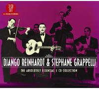 DJANGO & GRAPPELLI,STEPHANE REINHARDT - ABSOLUTELY ESSENTIAL 3 CD NEUF