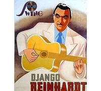 Django Reinhardt Affiche Poster Reproduction/Format Size 50X70 cm Papier 300 GR-Vente du fichier numérique HD Possible Nous Consulter (Boutique : affichevintage.FR)