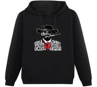 Django Unchained Graphic Hoody Quentin Tarantino Movie Hoodie Men's Hoody Unisex Ptinted Hoodies Long Sleeve Men's Hooded with Pocket Black M