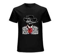 Django Unchained Quentin Tarantino Movie Men Black Cotton T-Shirt Print Tee Shirts XXL