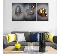 DJBCNQCD Love Heart Effet 3D Wall Art,Métal Fil Sculpture Figure Couple Peinture,Abstrait Toile Wall Art,Moderne Décoration Mural,Argent,with Frame(30 * 40cm)