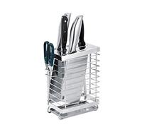 DJCFYPCJ Knife Rack Kitchen Storage Rack 304 Stainless Steel Household Multi-Purpose Kitchen Knife Tableware Storage Rack