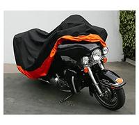DJDEFK Housse Protection Velo XXXL Housse de Moto Orange pour Harley Davidson Street Glide Electra Glide Ultra Classique FLHTCU Road King Touring Honda Gl