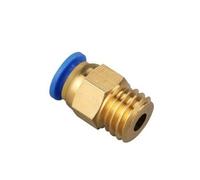 DJDLFA Lot de 10/50 raccords rapides pneumatiques à filetage métrique à filetage droit PC4/6-m5pc8-m6/M8/m10m12 (PC6-M10 x 1,5, 50 pièces)