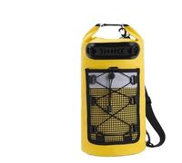 DJDLFA Sac à dos étanche en PVC pour femme et homme 10 L 20 L épaule kayak trekking dérive rafting surf bateau, jaune, 30L