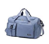DJDLFA Sac de voyage pour femme - Sac à dos de voyage multifonction - Pour sports de plein air, gym, fitness, week-end, nuit, bleu, Taille unique