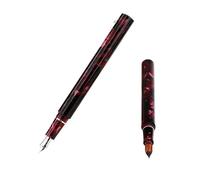 DJDLFA Stylo à plume en verre pour étudiants adultes hommes et femmes pour écrire, dessiner et dessiner avec stylo à plume et stylo (A)