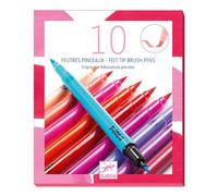 Djeco 10 feutres pinceaux Fille Multicolore