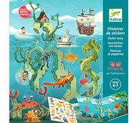 DJECO 38953 Stickers pour Aventures en mer Ballons Unisexe Enfant Multicolore