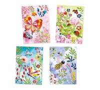 Djeco 599386031 Tableaux à pailleter Motif Papillons