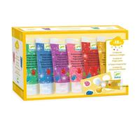 Djeco 6 tubes de peintures a doigts
