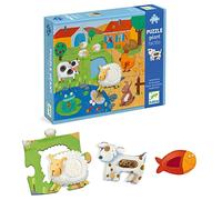 Djeco Puzzle Tactiloferme 20 pièces G